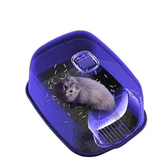 Arenero Inteligente para Gatos con Luz Ultravioleta Anti-Olores