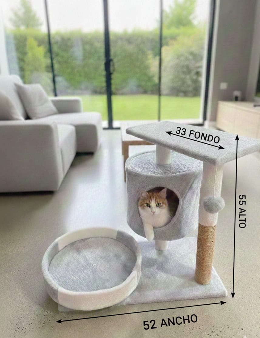 Casa para gatos mediana